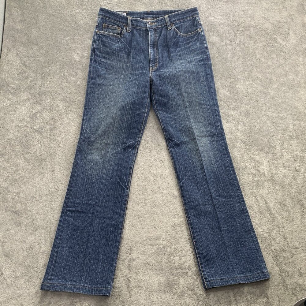 Vintage Bobson Jeans Mens Size 30x29” Japanese Denim Blue Whiskers Cotton Blend - Picture 3 of 13